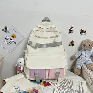 Harajuku Style Schoolbag Large Capacity Backpack