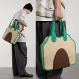 Large Capacity Shoulder Bags For Women Pu Leather Tote Handbags