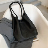Large Capacity Shoulder Bags PU Leather Women Female Handbags Travel Trending