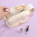 Large Capacity Travel Cosmetic Bag Portable Makeup Brush Organizer