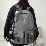 Large Capacity Waterproof Nylon Backpack Men Women Travel Bag