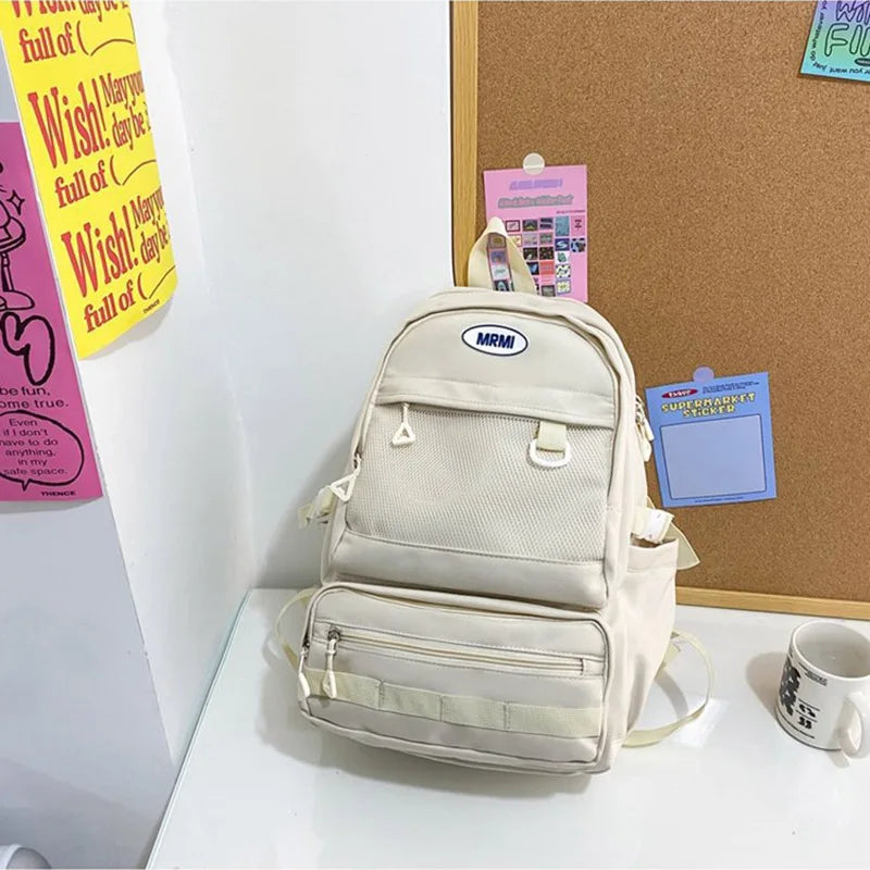 Large Capacity Women Backpack Multi-pocket Travel Bag for Teenage Girls Male