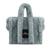 Large Capacity Women Plush Handbags Autumn And Winter Female Shoulder Bags