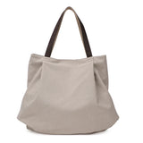Large Capacity Women Shoulder Bags Canvas School Book Bags For Teenage Girls