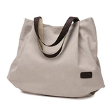 Large Capacity Women Shoulder Bags Canvas School Book Bags For Teenage Girls