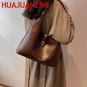 Large Capacity Women's Shoulder Bag Vintage Handbag