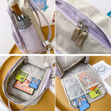 Large Capacity Female College Student Schoolbag Teenage Girl Travel Backpack