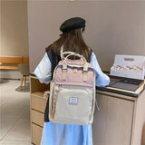 Large Capacity Female College Student Schoolbag Teenage Girl Travel Backpack