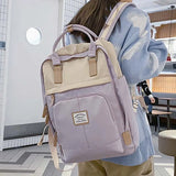 Large Capacity Female College Student Schoolbag Teenage Girl Travel Backpack
