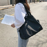 Waterproof Canvas Bag Large Capacity Shoulder Totes Bag