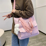 High-quality Nylon Women Messenger Bag Large Capacity Casual Student School Bag