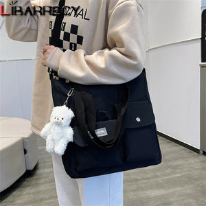 High-quality Nylon Women Messenger Bag Large Capacity Casual Student School Bag