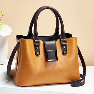 Retro Texture Handbag Women's One-shoulder Messenger Bag