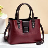 Large-capacity Retro Texture Handbag Women's Spring Hot-selling