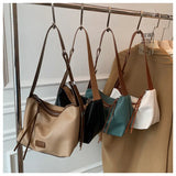 Large-capacity Shoulder Bags Solid Underarm Handbags Retro Bags