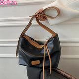 Large-capacity Shoulder Bags Solid Underarm Handbags Retro Bags