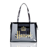 Large-capacity Transparent Jelly Tote Bag Waterproof PVC Women Handbag