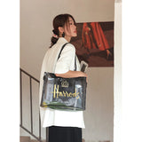 Large-capacity Transparent Jelly Tote Bag Waterproof PVC Women Handbag