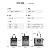 Large-capacity Transparent Jelly Tote Bag Waterproof PVC Women Handbag