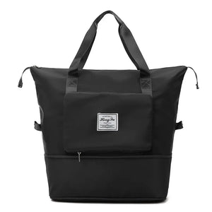 Large-capacity Travel Bag Female Folding Waterproof Duffel Convenient Gym