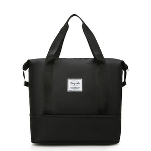 Large-capacity Female Portable Folding Bag Waterproof Duffel Bag