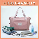 Large-capacity Travel Bag Female Folding Waterproof Duffel Convenient Gym