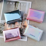 Laser Holographic Wallet Women Short Clutch Zipper Purses Phone Purse