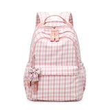Lattice Backpack College Style Large-Capacity Backpack