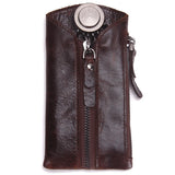 Leather Car Key Case Cowhide Keychain