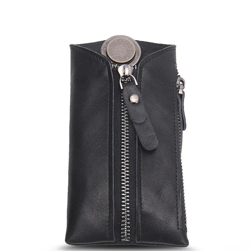 Leather Car Key Case Cowhide Keychain