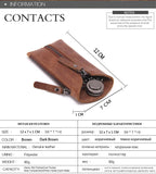 Leather Car Key Case Cowhide Keychain