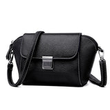 Soft Leather Crossbody Bag for Women Girls Small Handbag Classic Messenger Bag