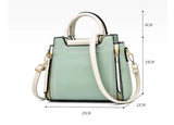 Large Capacity Leather Shoulder Bag - Small Square Bag