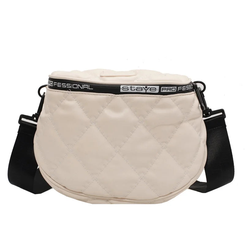 Women's Leather Crossbody Bag - Fashionable and Lightweight