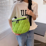 Quilted Leather Crossbody Bag for Women