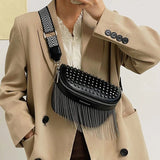Women's Leather Crossbody Bag - Fashionable and Lightweight