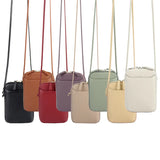 Leather Women's Bag Shoulder Diagonal Bag Mobile Phone Bag Mini Purse Handbag