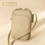 Leather Women's Bag Shoulder Diagonal Bag Mobile Phone Bag Mini Purse Handbag