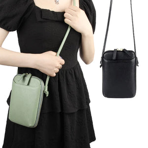 Leather Women's Bag Shoulder Diagonal Bag Mobile Phone Bag Mini Purse Handbag