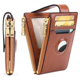 Leather Women's Clip AirTag Tracker Multifunctional