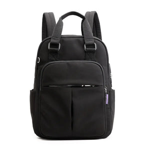 Women's USB Rechargeable Backpack Handbag High Capacity College Style Bag