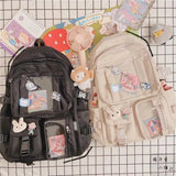 Cartoon Student Backpack High School Student Bag