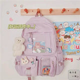 Cartoon Student Backpack High School Student Bag