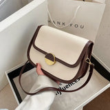 Solid Color Chain One Shoulder Crossbody Bag