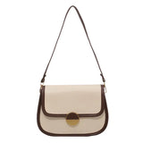 Solid Color Chain One Shoulder Crossbody Bag