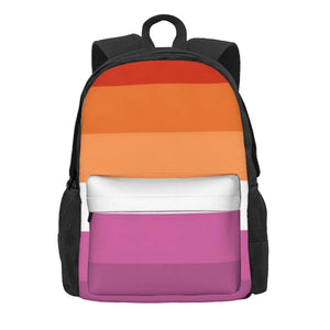 Lesbian Flag Expanded Backpacks Men's