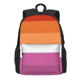 Lesbian Flag Expanded Backpacks Men's