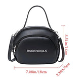 Letter Printing Totes Shoulder Bag for Women PU Leather Crossbody Messenger Bags
