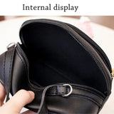 Letter Printing Totes Shoulder Bag for Women PU Leather Crossbody Messenger Bags