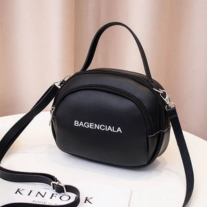 Letter Printing Totes Shoulder Bag for Women PU Leather Crossbody Messenger Bags